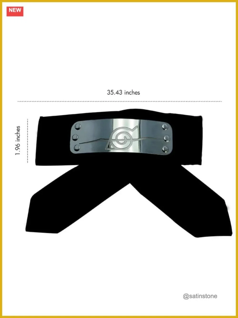 Naruto Shippuden Anti Leaf Village Headband Cosplay Hair Accessory